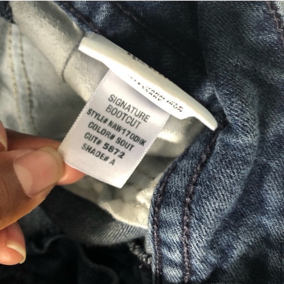 Hudson Signature Bootcut Jeans Size 28 - Picture 7 of 7